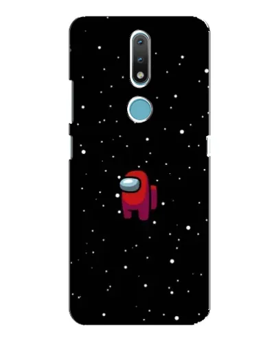 Чехол для Nokia 2.4 с картинкой «Красный Among Us» Чехол для Nokia 2.4 с картинкой «Красный Among Us»