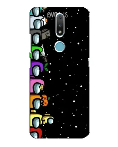 Чехол для Nokia 2.4 с картинкой «Команда Among Us» Чехол для Nokia 2.4 с картинкой «Команда Among Us»