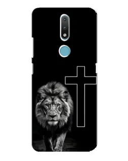 Чохол для Nokia 2.4 з картинкою «Лев та Хрест» Чохол для Nokia 2.4 з картинкою «Лев та Хрест»