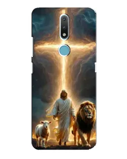 Чохол для Nokia 2.4 з картинкою «Лев Юди та Світло» Чохол для Nokia 2.4 з картинкою «Лев Юди та Світло»