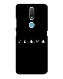 Чохол для Nokia 2.4 з картинкою «Крапки віри J.E.S.U.S.»