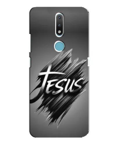 Чохол для Nokia 2.4 з картинкою «Напис Jesus Graffiti»