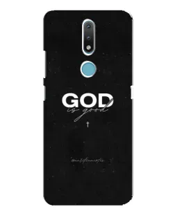 Чохол для Nokia 2.4 з картинкою «GOD — Бог над усім»