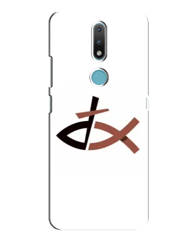 Чохол для Nokia 2.4 з картинкою «Риба та хрест»