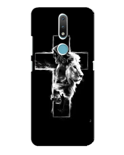 Чехол для Nokia 2.4 с картинкой «Сияющий крест Jesus» Чехол для Nokia 2.4 с картинкой «Сияющий крест Jesus»