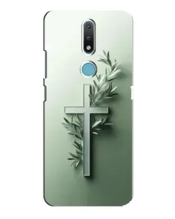 Чехол для Nokia 2.4 с картинкой «Оливковая ветвь»