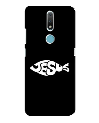 Чехол для Nokia 2.4 с картинкой «Рыба Jesus» Чехол для Nokia 2.4 с картинкой «Рыба Jesus»