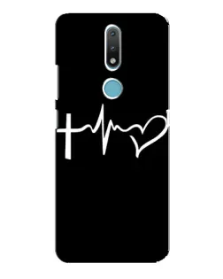 Чехол для Nokia 2.4 с картинкой «Пульс веры»