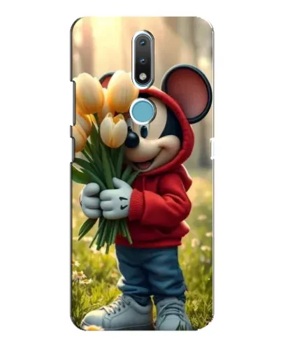 Чохол для Nokia 2.4 з картинкою «Міккі з тюльпанами» Чохол для Nokia 2.4 з картинкою «Міккі з тюльпанами»