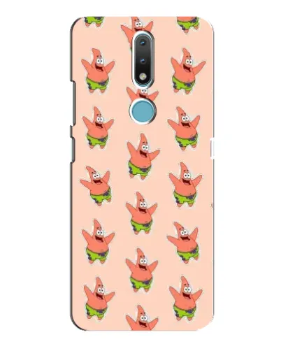 Чехол для Nokia 2.4 с картинкой «Патрик Стар паттерн» Чехол для Nokia 2.4 с картинкой «Патрик Стар паттерн»