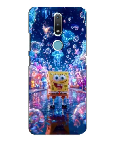 Чехол для Nokia 2.4 с картинкой «Неоновый океан» Чехол для Nokia 2.4 с картинкой «Неоновый океан»