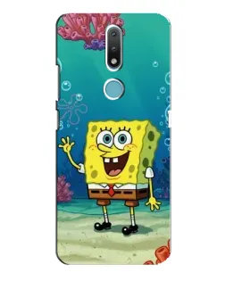 Чехол для Nokia 2.4 с картинкой «Подводный привет»
