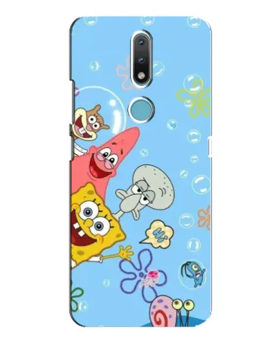 Чехол для Nokia 2.4 с картинкой «Веселые пузырьки» Чехол для Nokia 2.4 с картинкой «Веселые пузырьки»