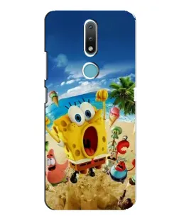 Чехол для Nokia 2.4 с картинкой «Развлечения на пляже»
