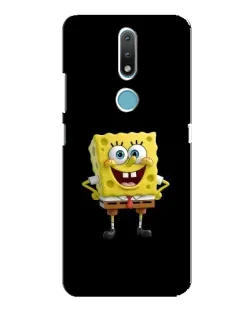 Чехол для Nokia 2.4 с картинкой «Классический Губка Боб»