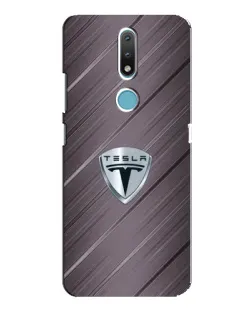Чохол для Nokia 2.4 з картинкою «Металева текстура Tesla» Чохол для Nokia 2.4 з картинкою «Металева текстура Tesla»