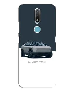Чохол для Nokia 2.4 з картинкою «Сріблястий Cybertruck Tesla» Чохол для Nokia 2.4 з картинкою «Сріблястий Cybertruck Tesla»