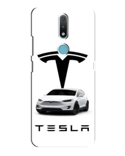 Чохол для Nokia 2.4 з картинкою «Tesla White Style» Чохол для Nokia 2.4 з картинкою «Tesla White Style»