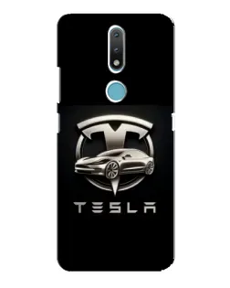 Чохол для Nokia 2.4 з картинкою «Tesla — срібне авто» Чохол для Nokia 2.4 з картинкою «Tesla — срібне авто»