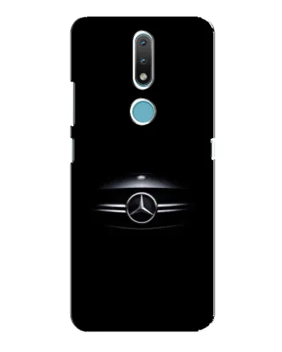 Чехол для Nokia 2.4 с картинкой «Mercedes — абстрактные линии»