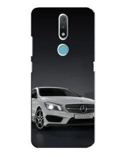Чехол для Nokia 2.4 с картинкой «Mercedes AMG GT Silver»
