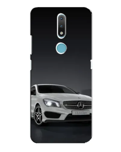 Чехол для Nokia 2.4 с картинкой «Mercedes AMG GT Silver»