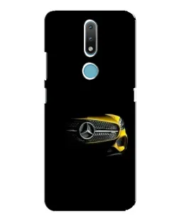 Чехол для Nokia 2.4 с картинкой «Mercedes — ретро стиль»