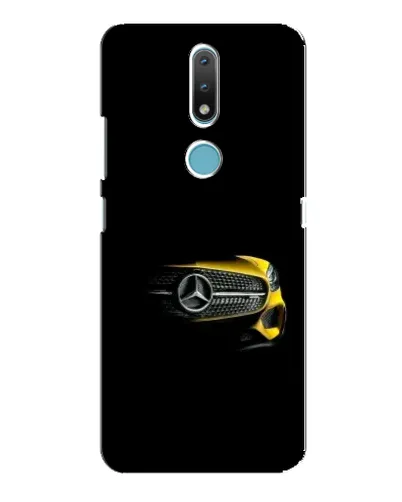 Чехол для Nokia 2.4 с картинкой «Mercedes — ретро стиль»