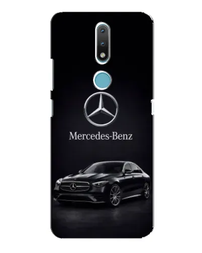 Чехол для Nokia 2.4 с картинкой «Mercedes — решетка радиатора»