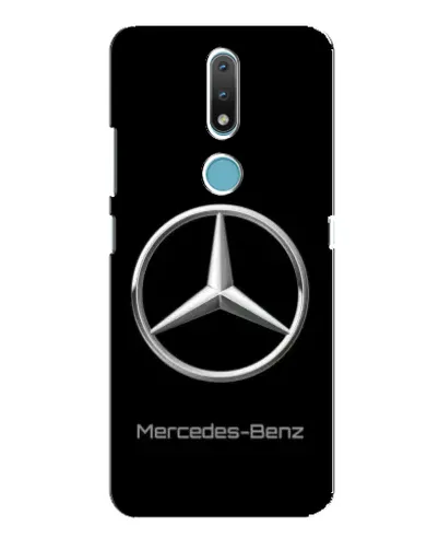 Чехол для Nokia 2.4 с картинкой «Mercedes Silver Logo»