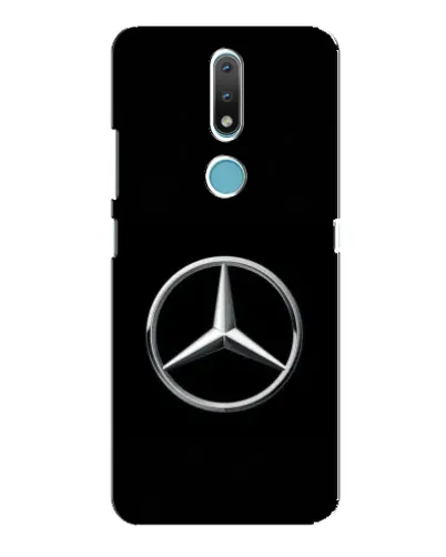 Чехол для Nokia 2.4 с картинкой «Mercedes классический лого»