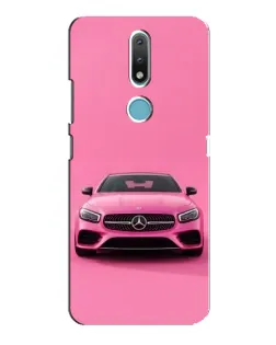 Чехол для Nokia 2.4 с картинкой «Розовый Mercedes AMG» Чехол для Nokia 2.4 с картинкой «Розовый Mercedes AMG»