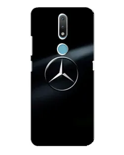 Чехол для Nokia 2.4 с картинкой «Mercedes на металле» Чехол для Nokia 2.4 с картинкой «Mercedes на металле»