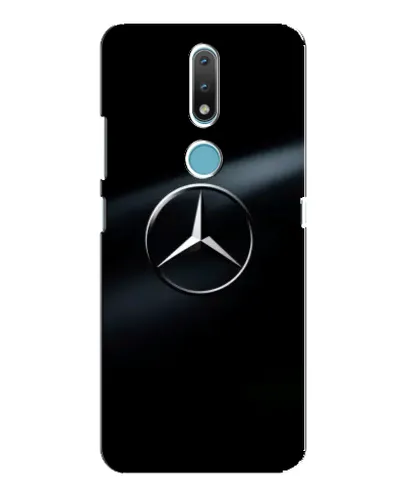Чохол для Nokia 2.4 з картинкою «Mercedes на металі» Чохол для Nokia 2.4 з картинкою «Mercedes на металі»