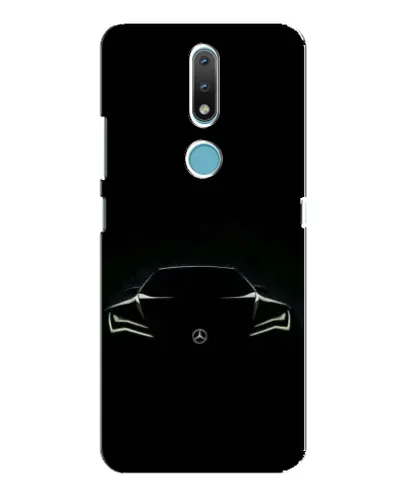 Чохол для Nokia 2.4 з картинкою «Mercedes — силует авто» Чохол для Nokia 2.4 з картинкою «Mercedes — силует авто»