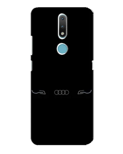 Чехол для Nokia 2.4 с картинкой «Audi — световой подпись» Чехол для Nokia 2.4 с картинкой «Audi — световой подпись»