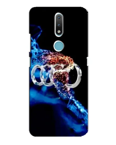 Чехол для Nokia 2.4 с картинкой «Энергия лого Audi» Чехол для Nokia 2.4 с картинкой «Энергия лого Audi»