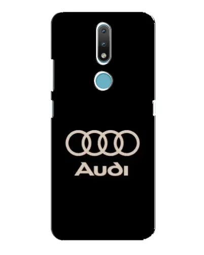 Чехол для Nokia 2.4 с картинкой «Audi — золотой логотип» Чехол для Nokia 2.4 с картинкой «Audi — золотой логотип»