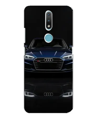 Чехол для Nokia 2.4 с картинкой «Audi — ночное отражение» Чехол для Nokia 2.4 с картинкой «Audi — ночное отражение»