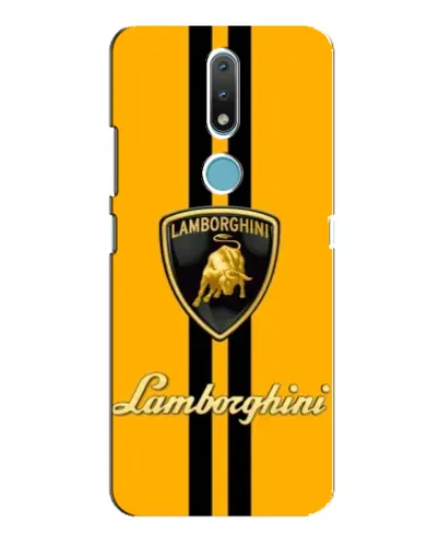 Чехол для Nokia 2.4 с картинкой «Lamborghini Stripe желтый» Чехол для Nokia 2.4 с картинкой «Lamborghini Stripe желтый»