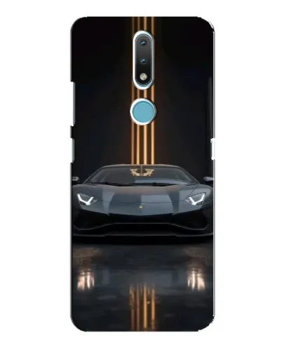 Чехол для Nokia 2.4 с картинкой «Lamborghini золотые линии» Чехол для Nokia 2.4 с картинкой «Lamborghini золотые линии»