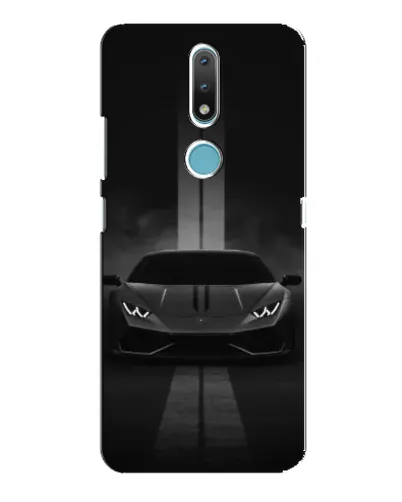 Чехол для Nokia 2.4 с картинкой «Lamborghini симметрия дорог» Чехол для Nokia 2.4 с картинкой «Lamborghini симметрия дорог»