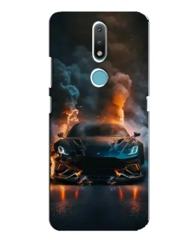 Чехол для Nokia 2.4 с картинкой «Lamborghini дымная эстетика» Чехол для Nokia 2.4 с картинкой «Lamborghini дымная эстетика»