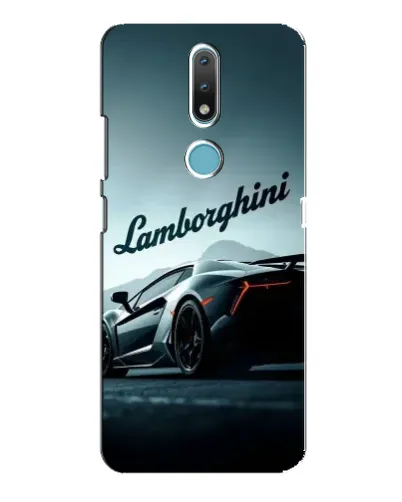Чехол для Nokia 2.4 с картинкой «Классическая надпись Lamborghini» Чехол для Nokia 2.4 с картинкой «Классическая надпись Lamborghini»