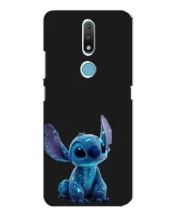 Чохол для Nokia 2.4 з картинкою «Стіч на чорному» Чохол для Nokia 2.4 з картинкою «Стіч на чорному»