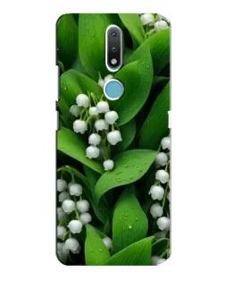 Чехол для Nokia 2.4 с картинкой «Ландыши в зелени»