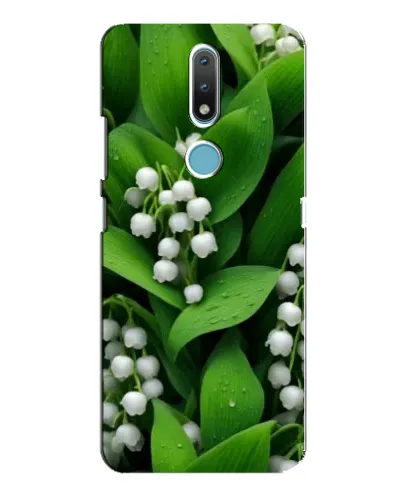 Чехол для Nokia 2.4 с картинкой «Ландыши в зелени»