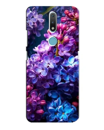 Чехол для Nokia 2.4 с картинкой «Сиреневый цвет»