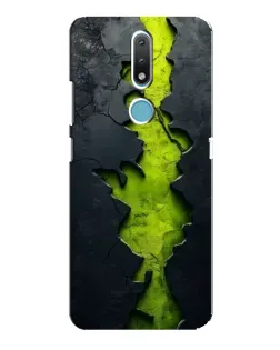 Чохол для Nokia 2.4 з картинкою «Салатовий розлом скелі» Чохол для Nokia 2.4 з картинкою «Салатовий розлом скелі»