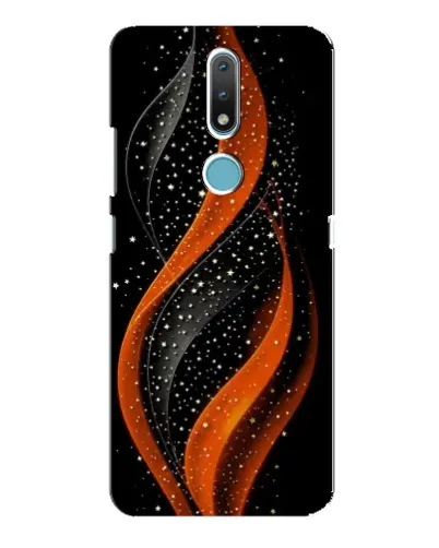 Чехол для Nokia 2.4 с картинкой «Огненная звездная волна» Чехол для Nokia 2.4 с картинкой «Огненная звездная волна»
